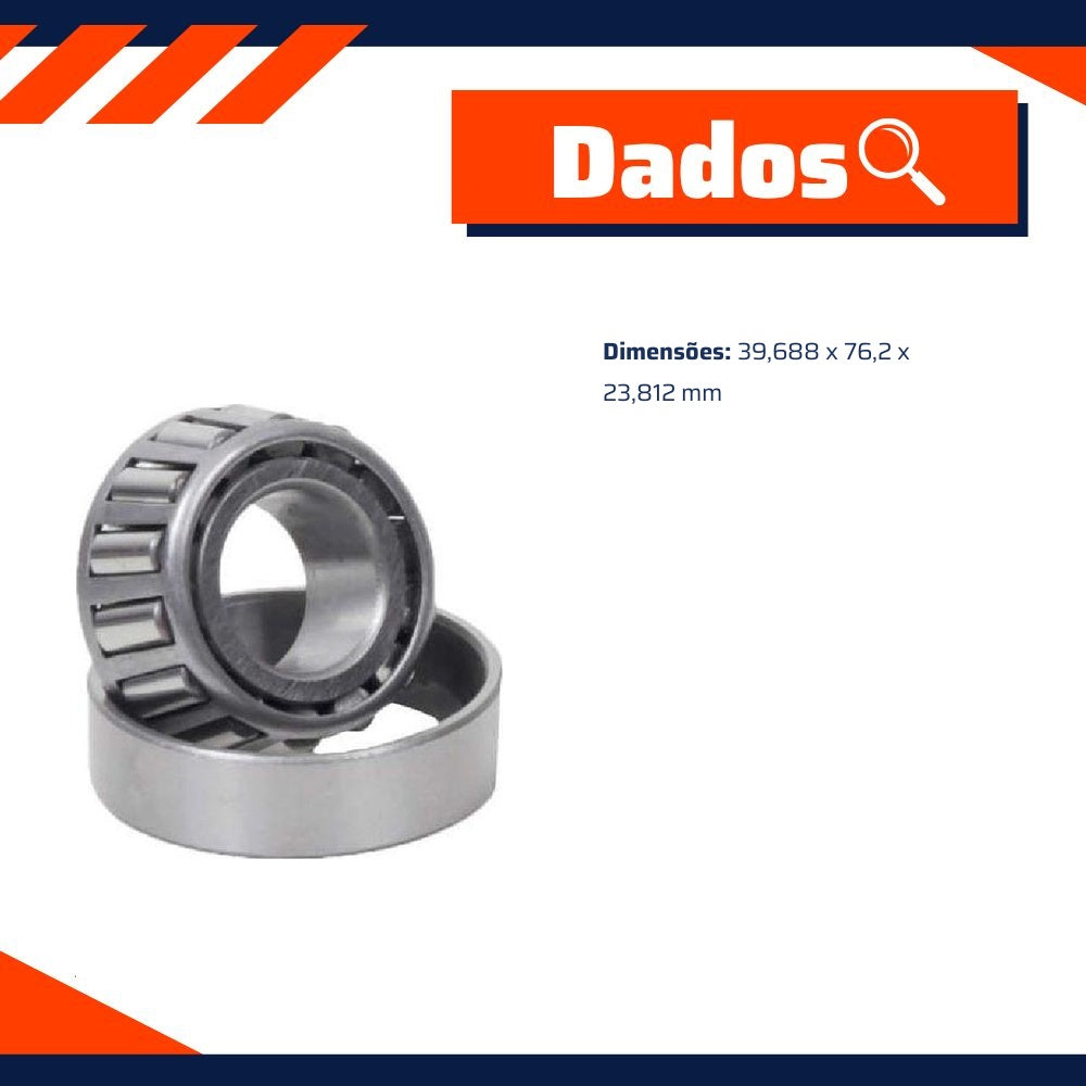 Rolamento do Câmbio - Cobra Automotiva - 2789/2720 C - (2)