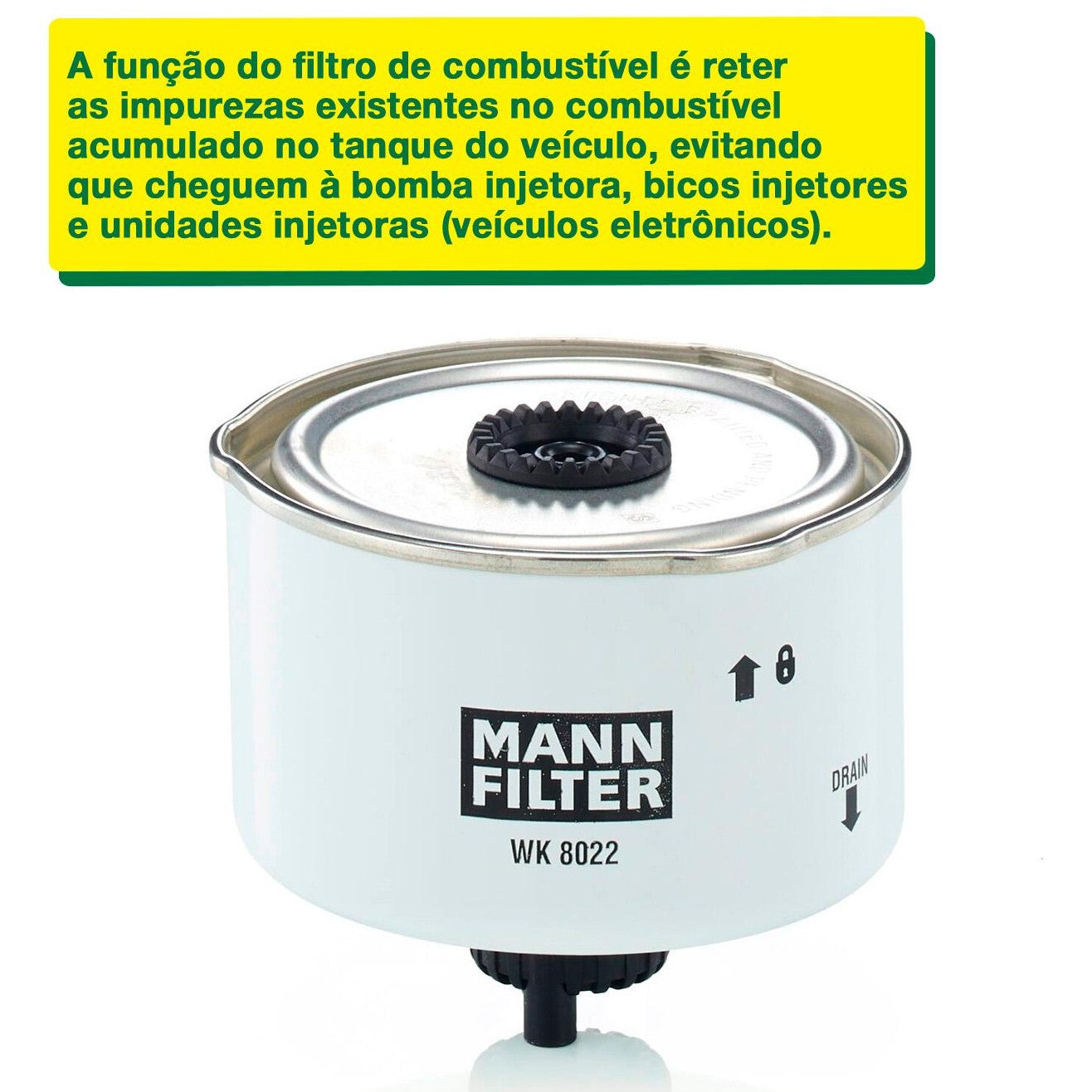 Filtro Blindado de Combustível - Mann-Filter - WK8022X - (2)