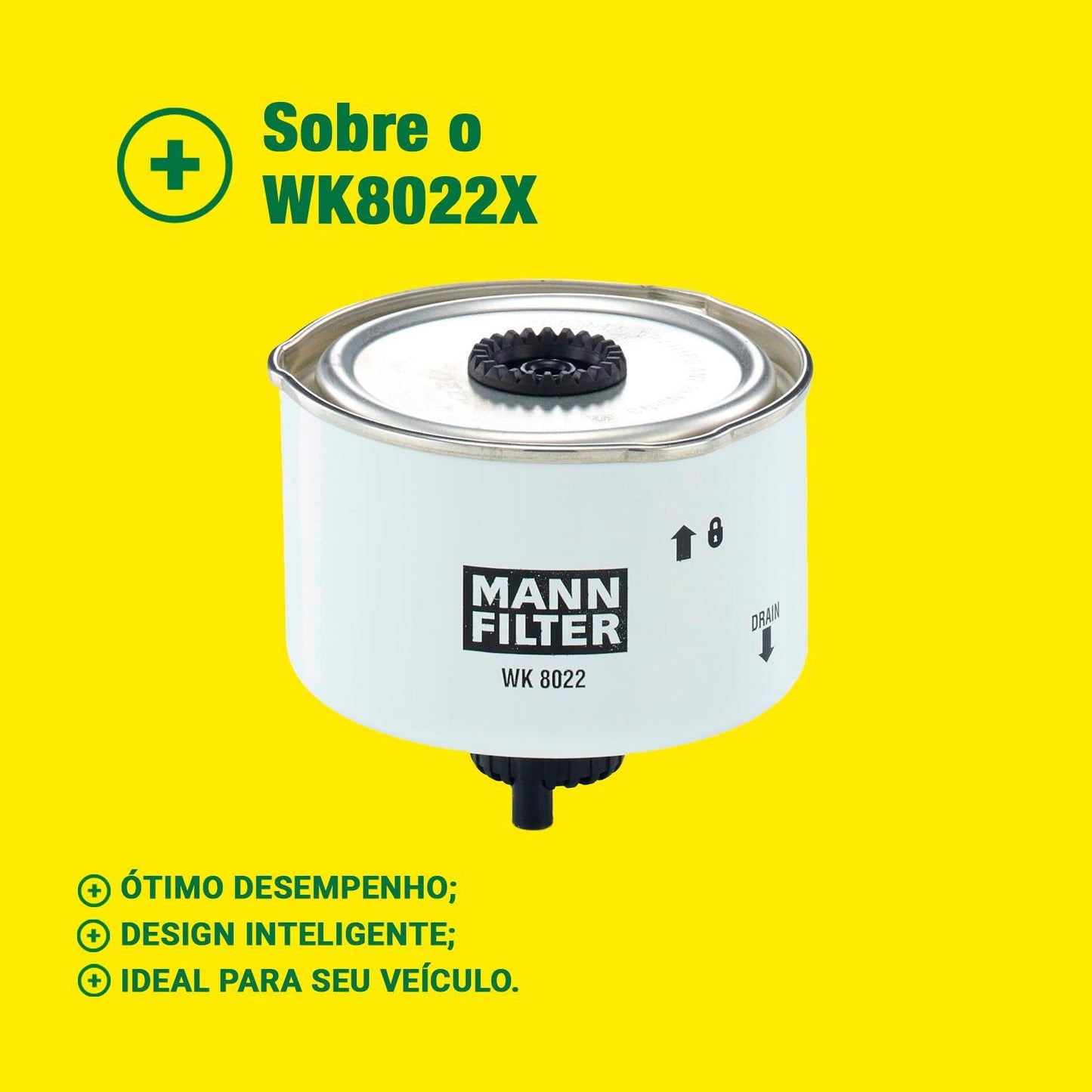 Filtro Blindado de Combustível - Mann-Filter - WK8022X - (3)