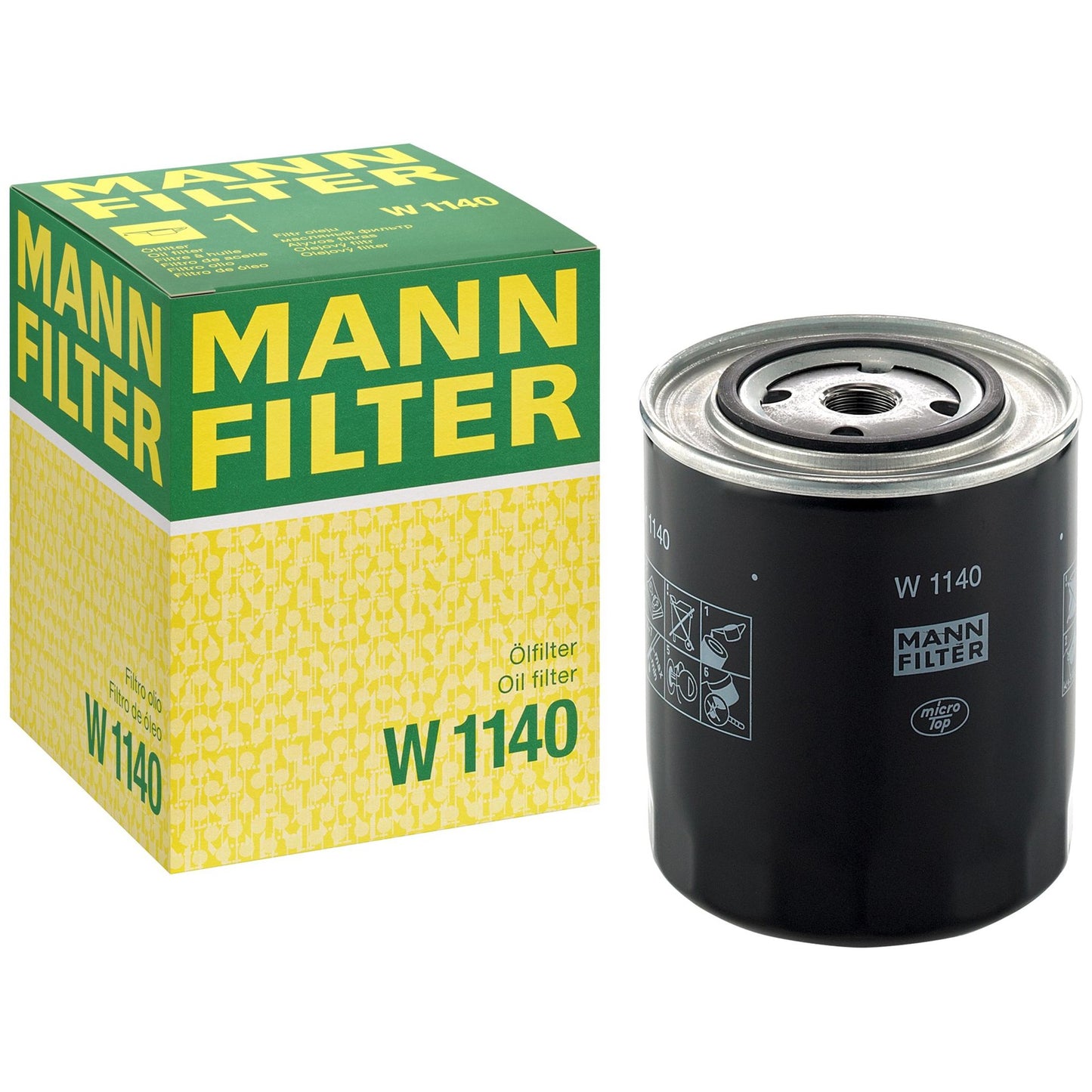 Filtro Blindado de Óleo - Mann-Filter - W1140 - (1)