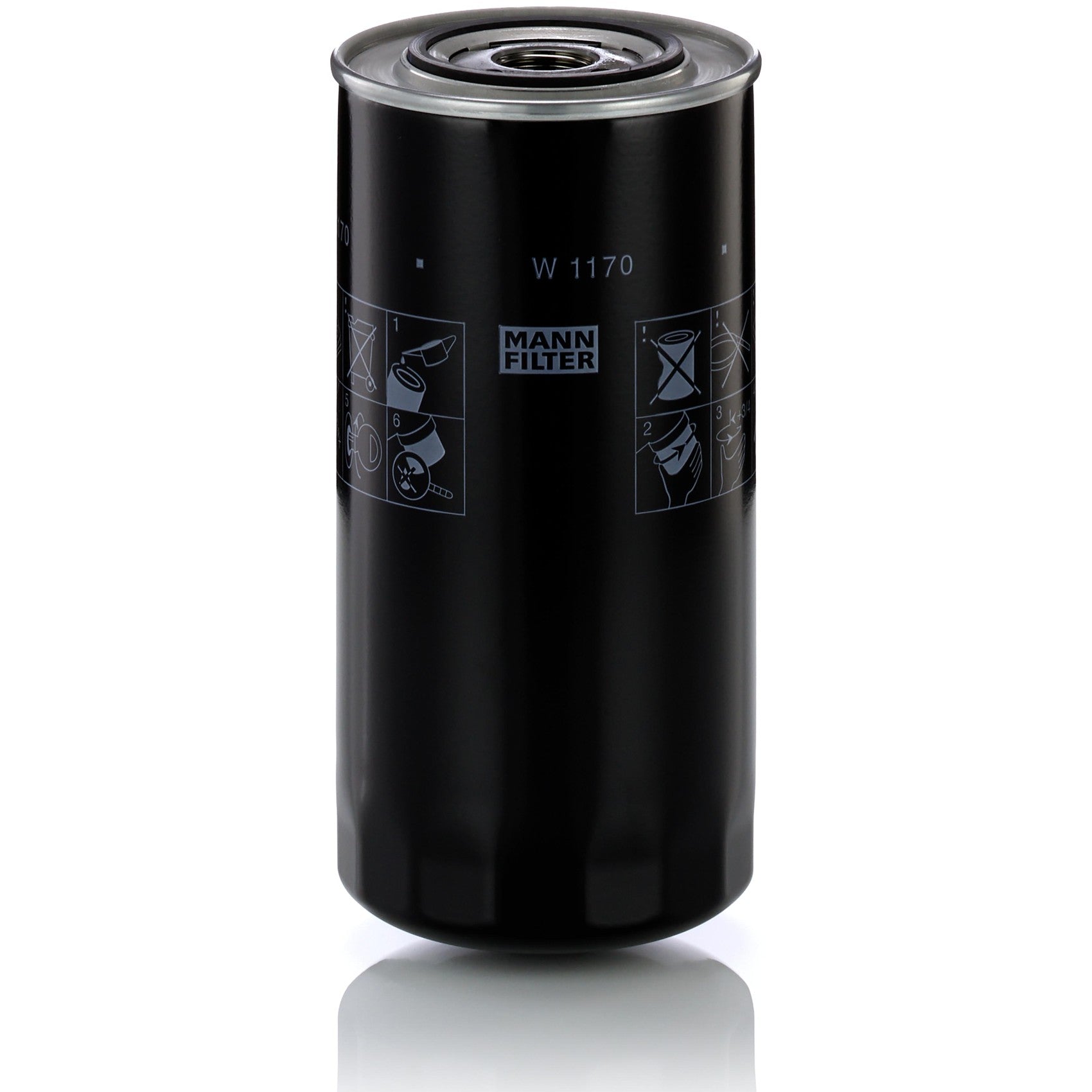 Filtro Blindado de Óleo - Mann-Filter - W1170 - (1)