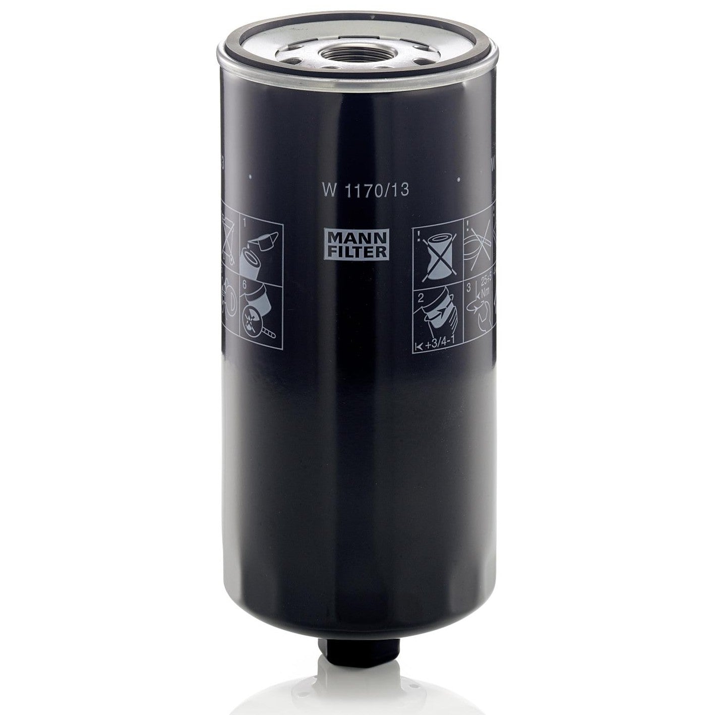 Filtro Blindado de Óleo - Mann-Filter - W1170/13 - (1)