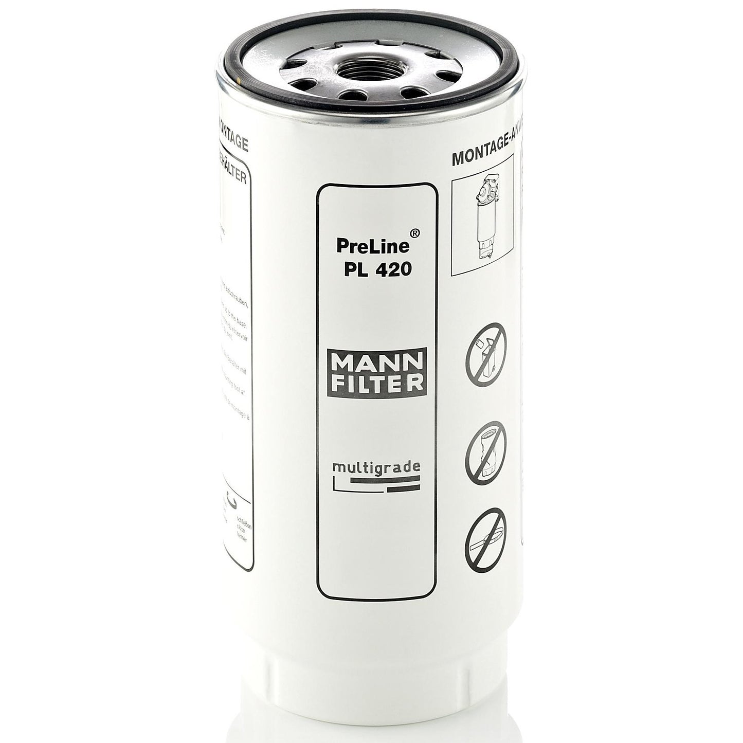 Filtro Blindado de Combustível Separador de Água - Mann-Filter - PL420x - (1)