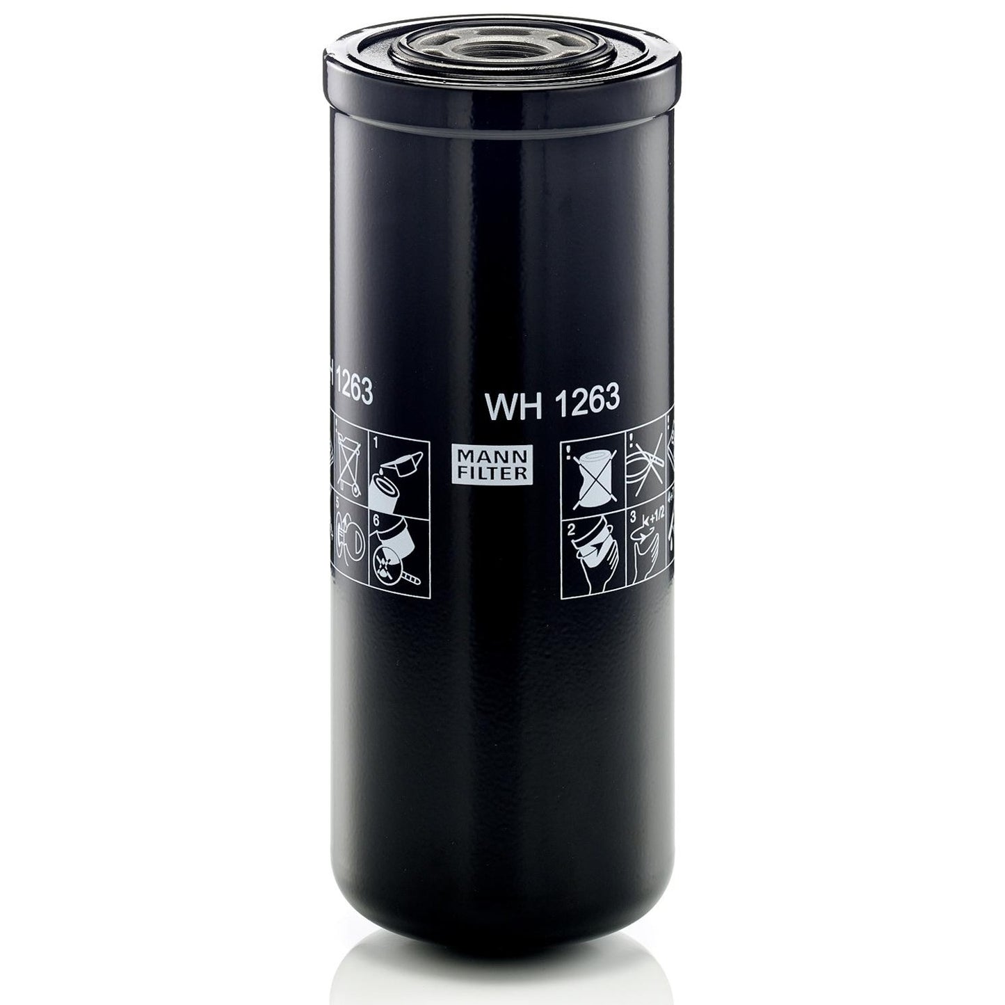 Filtro Blindado de Óleo Hidráulico - Mann-Filter - WH1263 - (1)