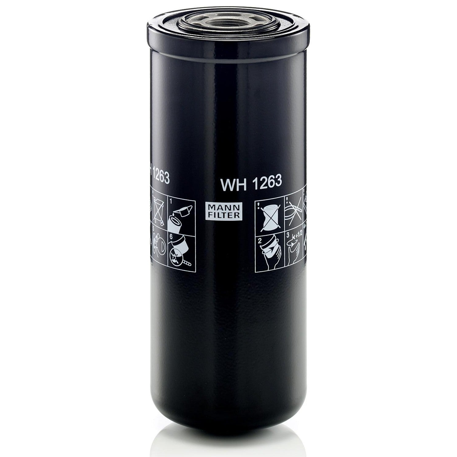 Filtro Blindado de Óleo Hidráulico - Mann-Filter - WH1263 - (1)