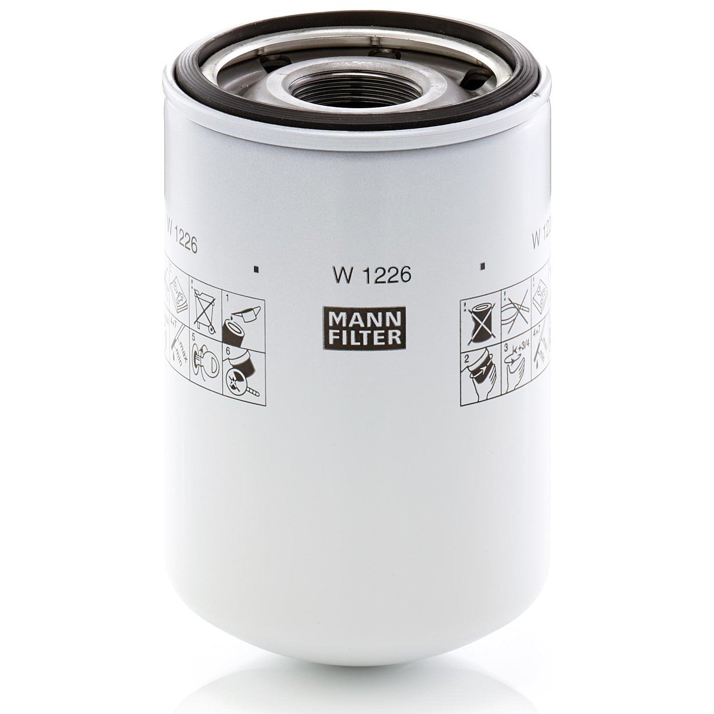 Filtro Blindado de Óleo Hidráulico - Mann-Filter - W1226 - (1)