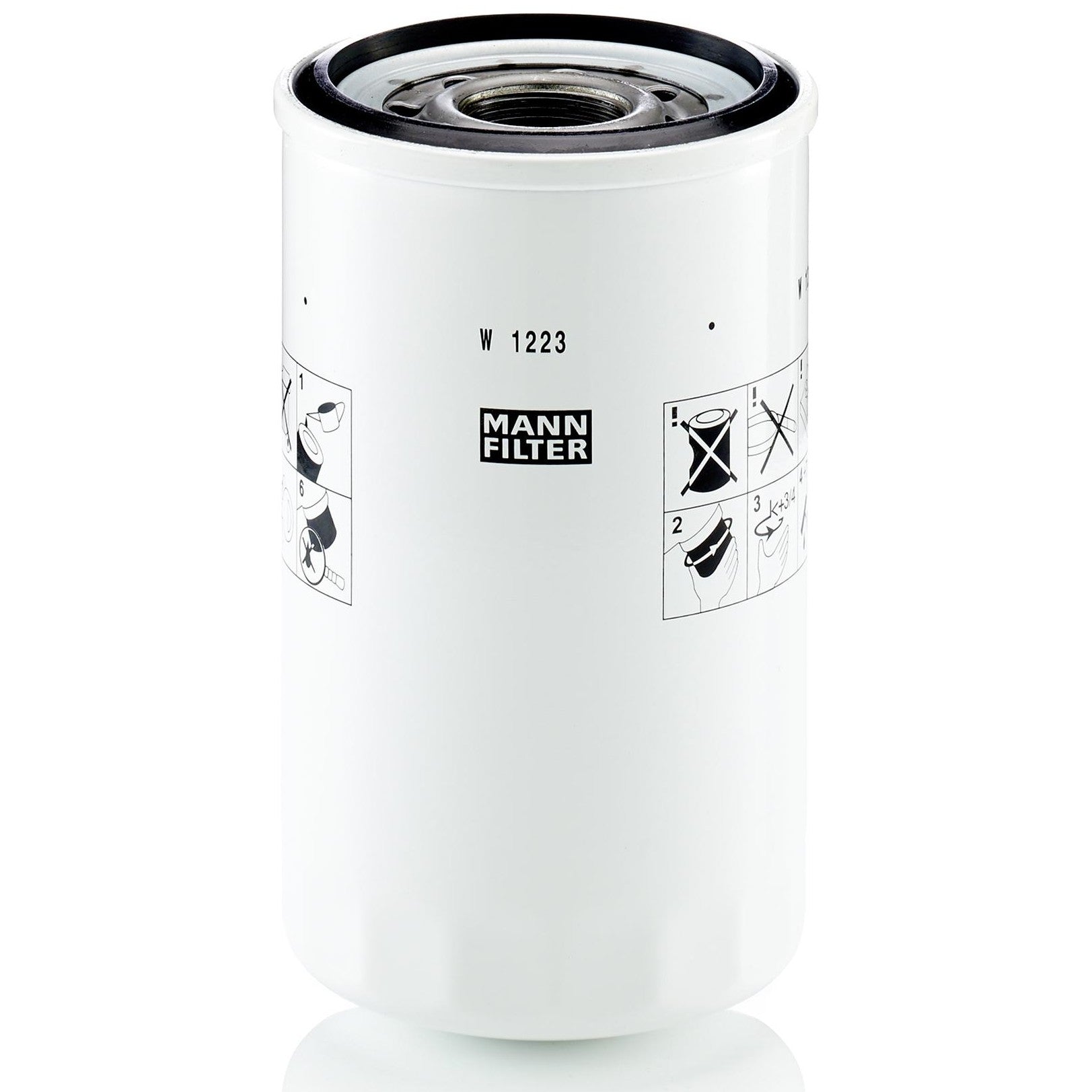 Filtro Blindado de Óleo - Mann-Filter - W1223 - (1)