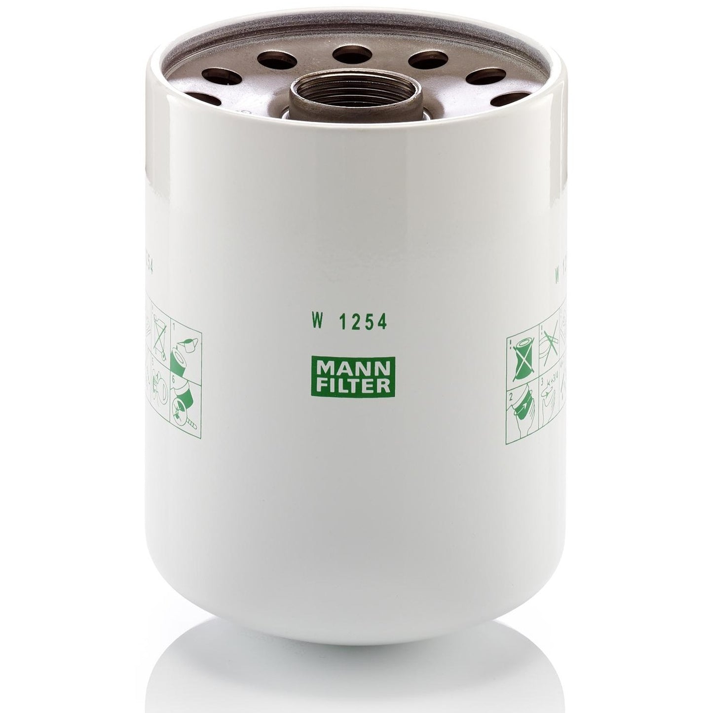 Filtro Blindado de Óleo - Mann-Filter - W1254x - (1)