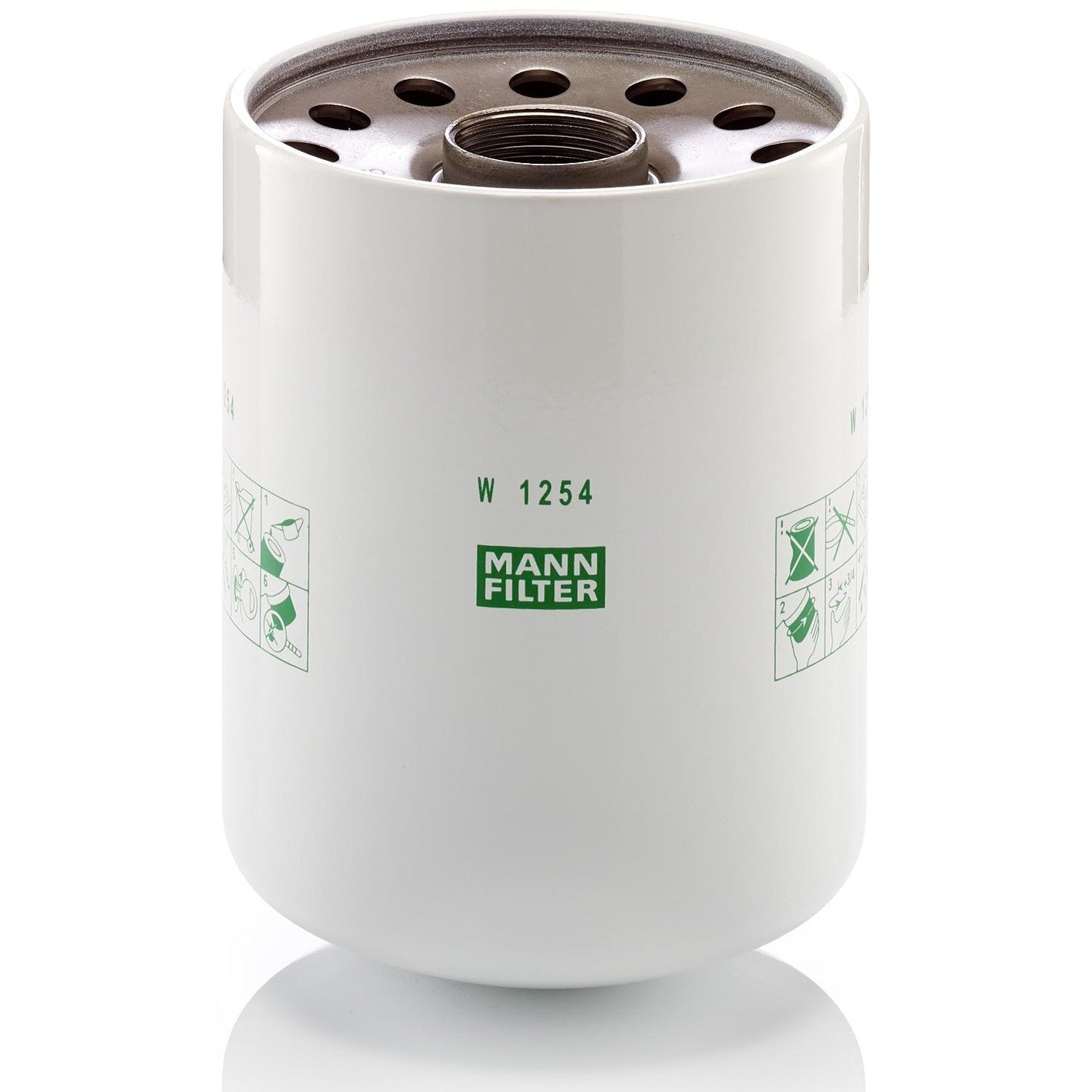 Filtro Blindado de Óleo - Mann-Filter - W1254x - (1)