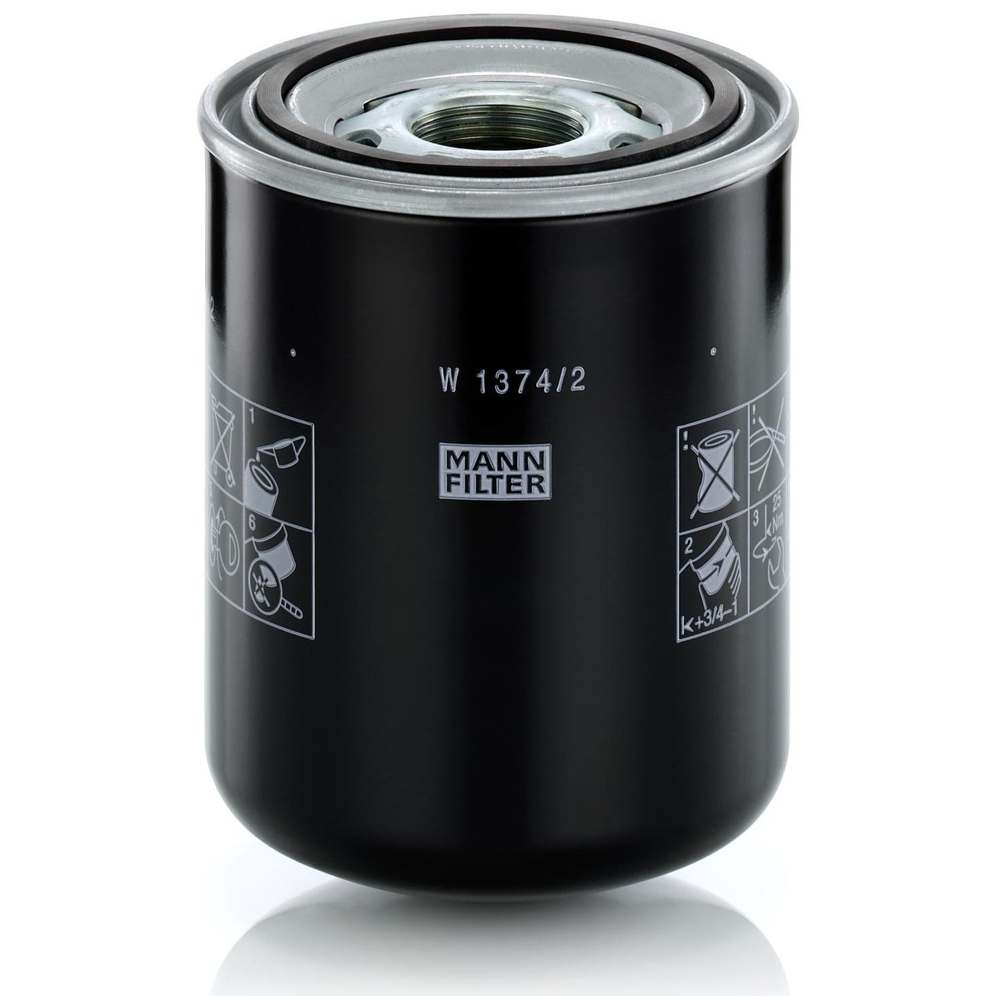 Filtro Blindado de Óleo Hidráulico - Mann-Filter - W1374/2 - (1)
