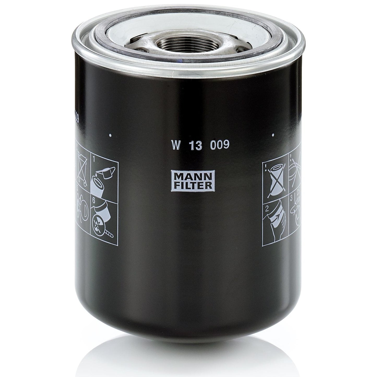 Filtro Blindado de Óleo Hidráulico - Mann-Filter - W13009 - (1)