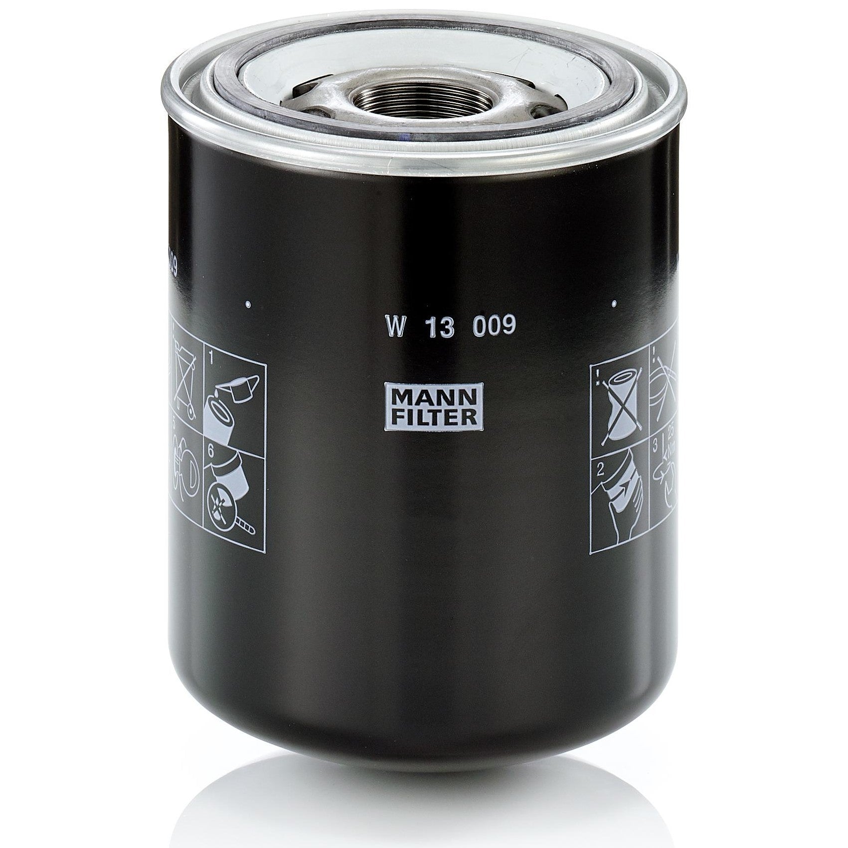 Filtro Blindado de Óleo Hidráulico - Mann-Filter - W13009 - (1)