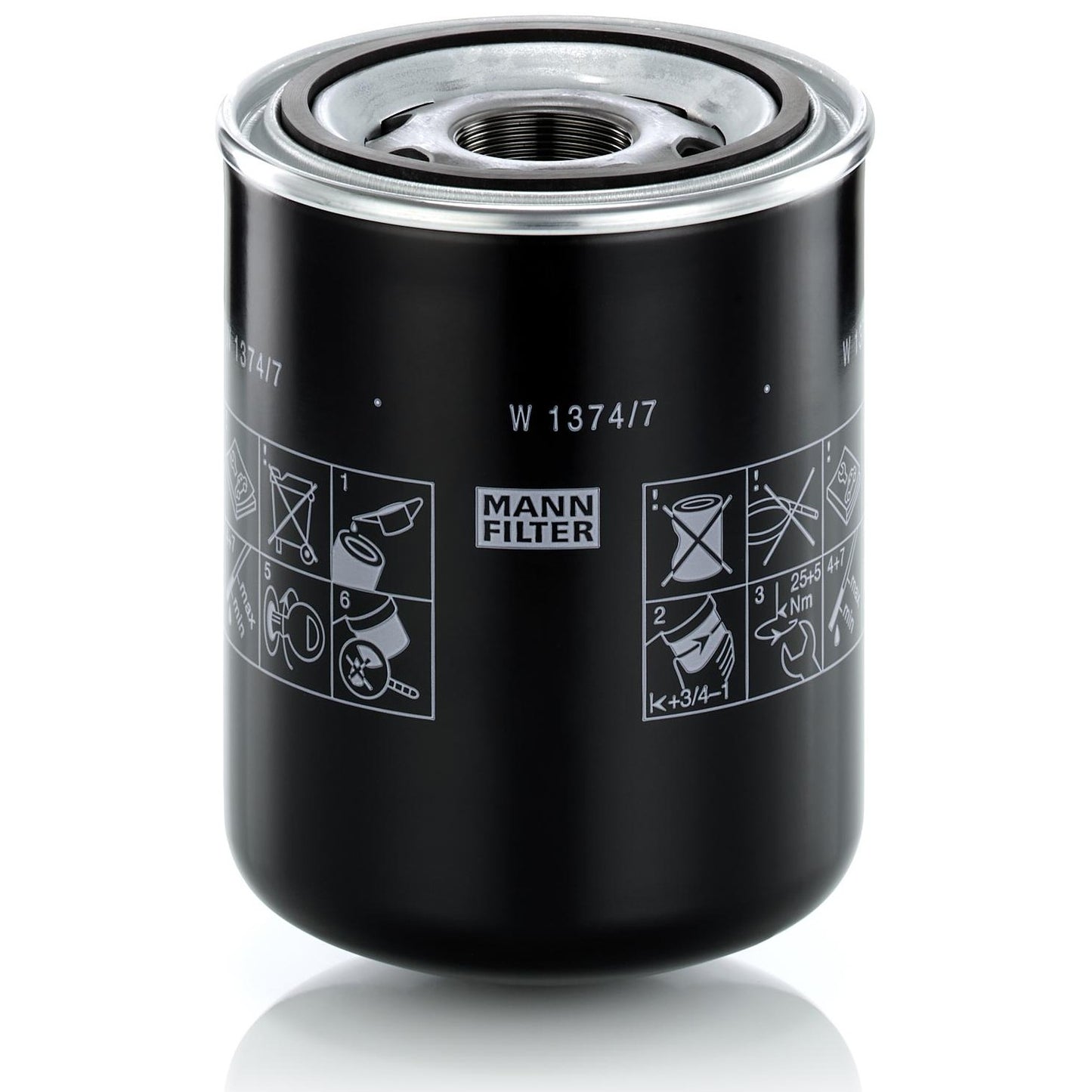 Filtro Blindado de Óleo - Mann-Filter - W1374/7 - (1)