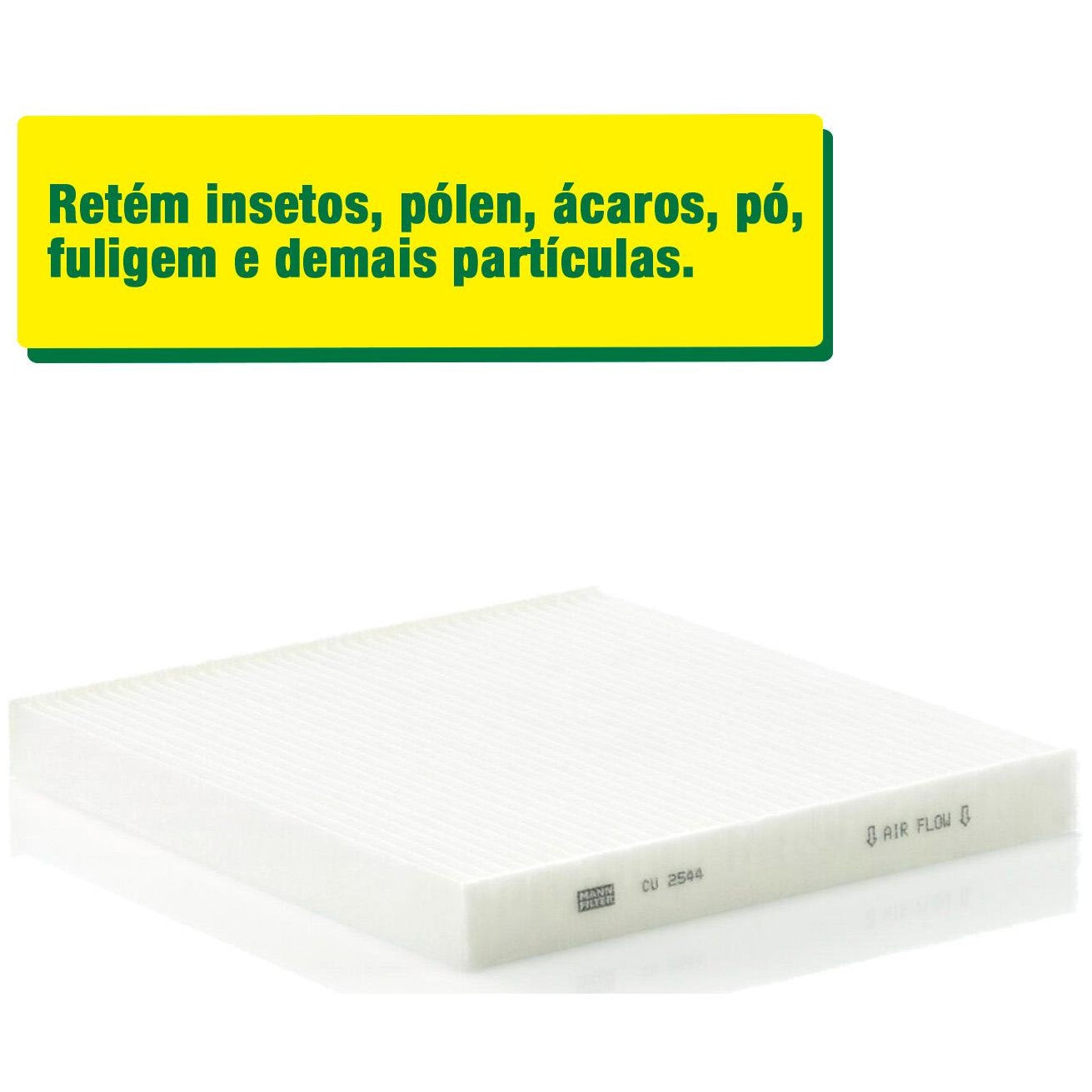 Filtro de Ar Condicionado Cabine - Mann-Filter - CU2544 - (2)