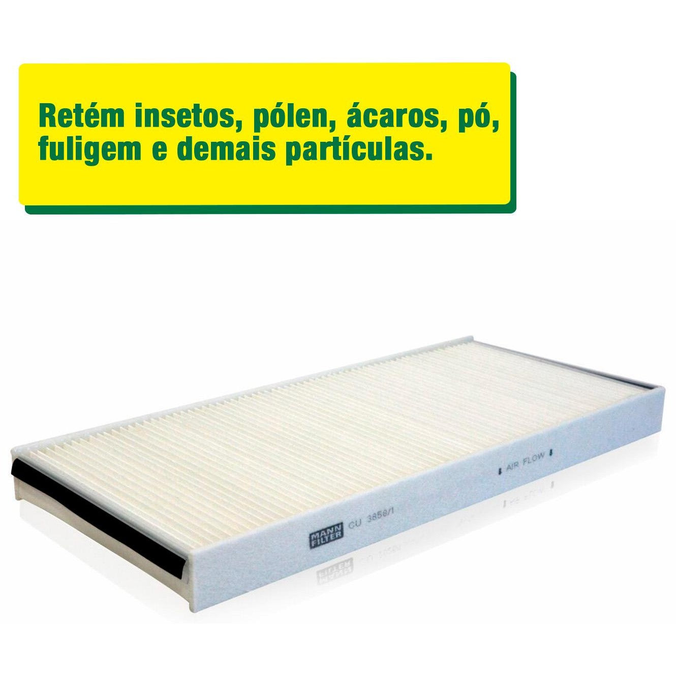 Filtro de Ar Condicionado Cabine - Mann-Filter - CU3858/1 - (2)