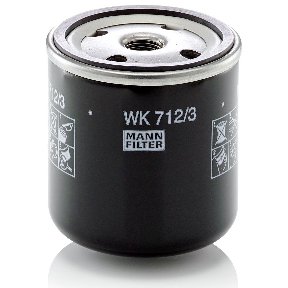 Filtro Blindado de Combustível - Mann-Filter - WK712/3 - (1)