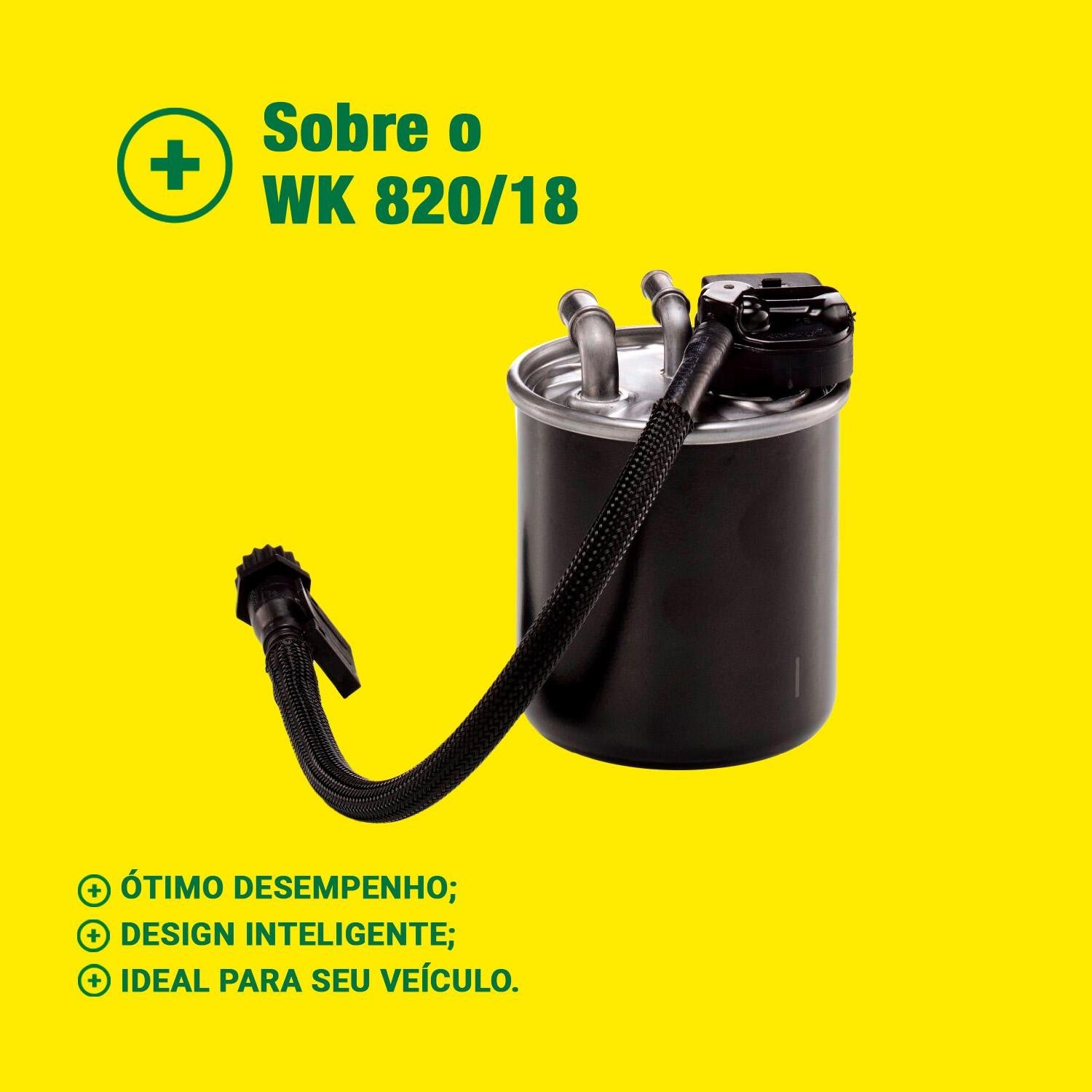 Filtro Blindado de Combustível - Mann-Filter - WK820/18 - (3)