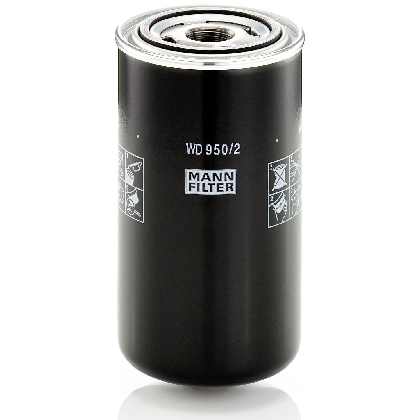 Filtro Blindado de Óleo Hidráulico - Mann-Filter - WD950/2 - (1)
