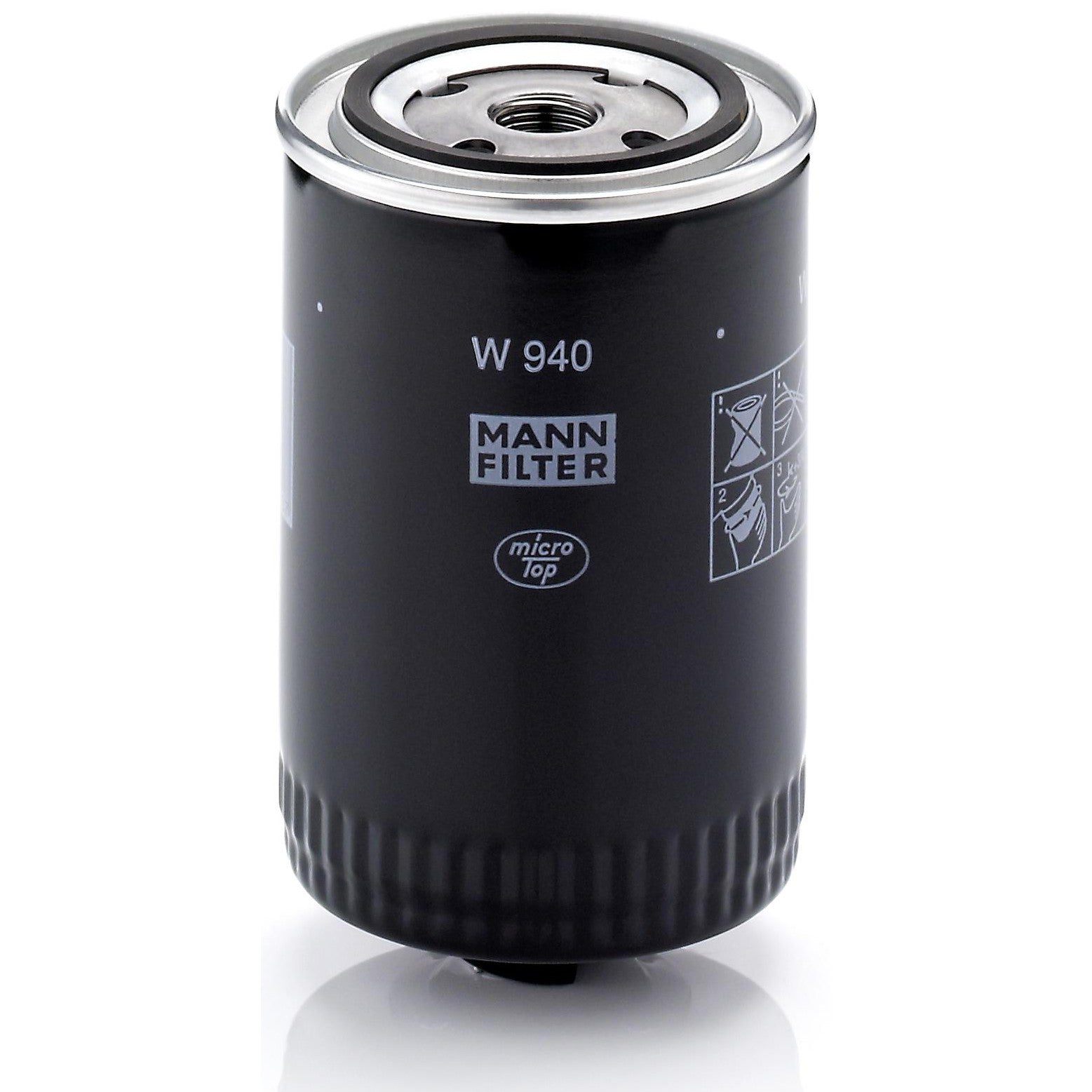 Filtro Blindado de Óleo - Mann-Filter - W940 - (1)