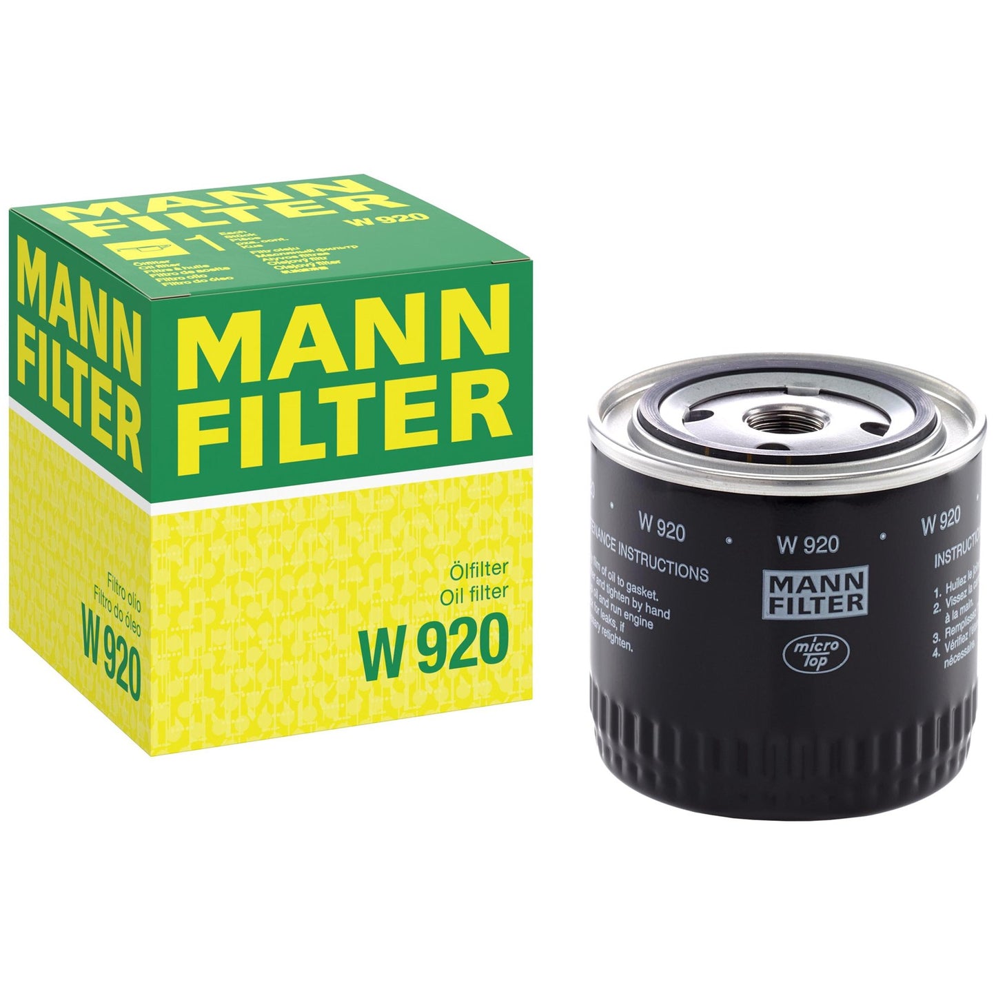 Filtro Blindado de Óleo - Mann-Filter - W920 - (1)