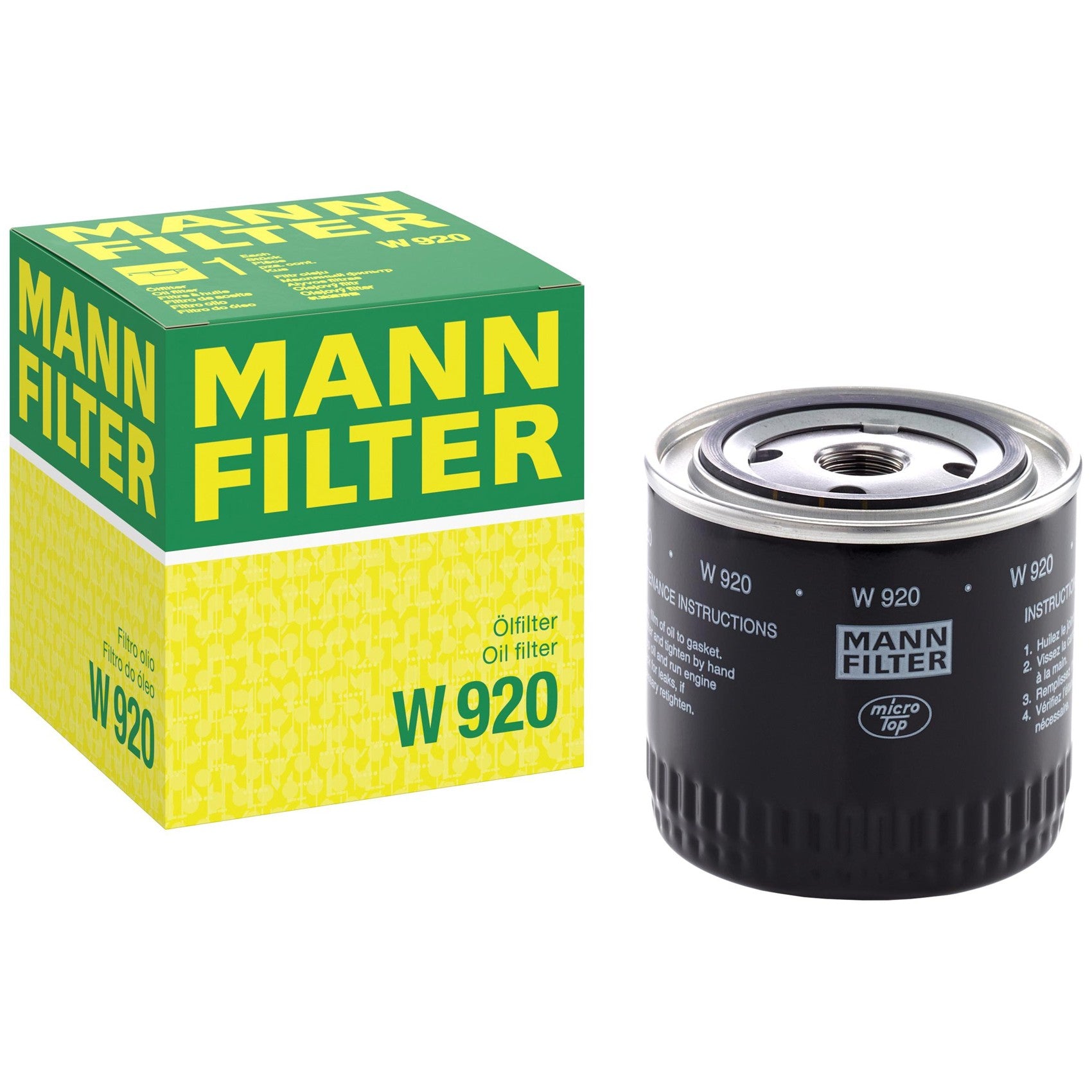 Filtro Blindado de Óleo - Mann-Filter - W920 - (1)