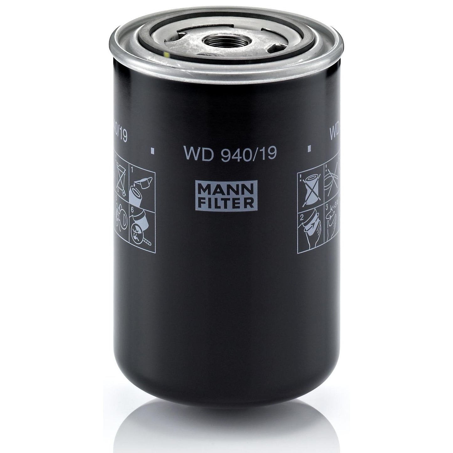 Filtro Blindado de Óleo - Mann-Filter - WD940/19 - (1)