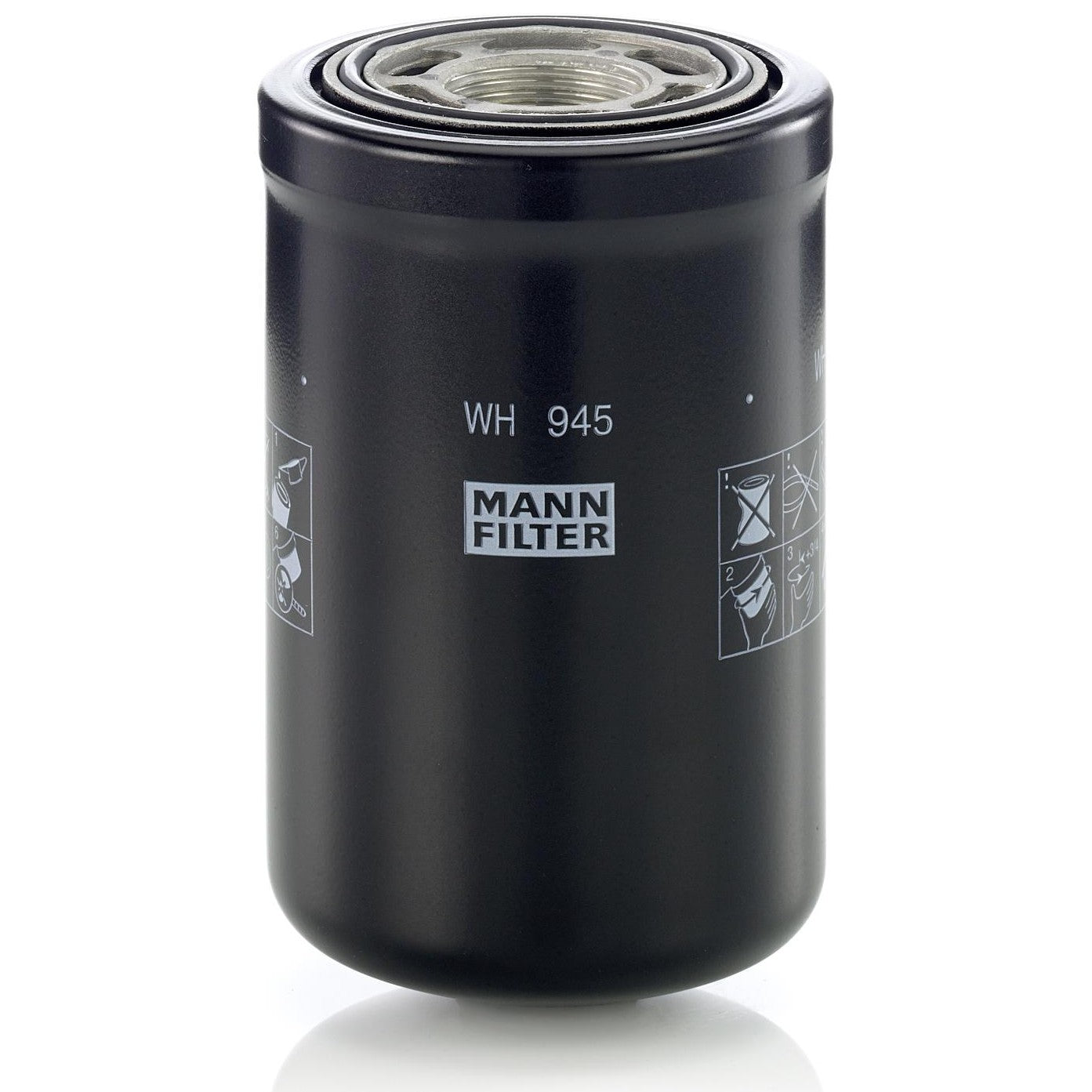 Filtro Blindado de Óleo Hidráulico - Mann-Filter - WH945 - (1)