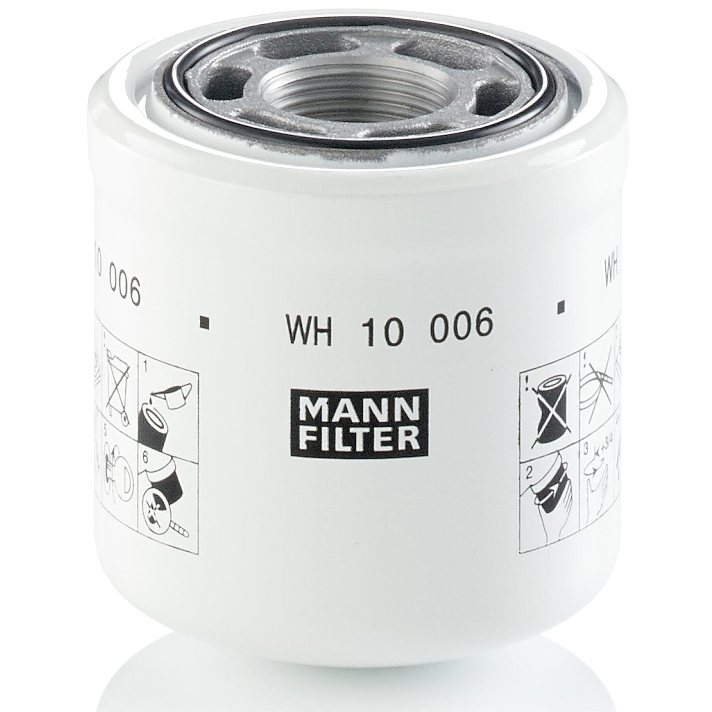 Filtro Blindado de Óleo Hidráulico - Mann-Filter - WH10006 - (1)