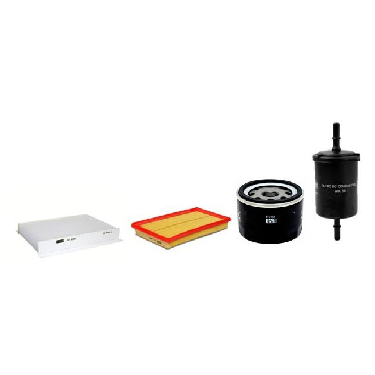 Kit de Filtros Ar Cabine Combustível Óleo - Mann-Filter - SP11078-4 - (1)