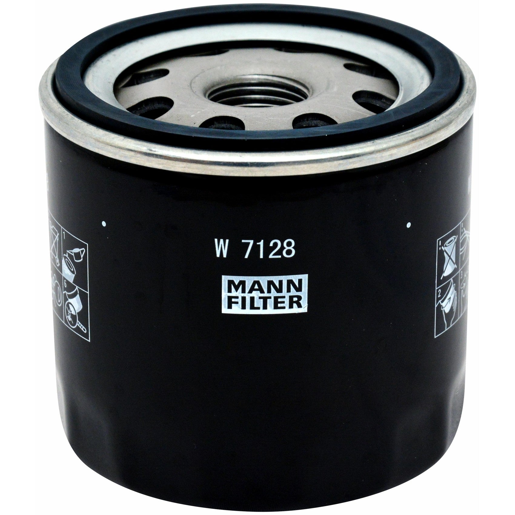 Filtro Blindado de Óleo Lubrificante - Mann-Filter - W7128 - (1)