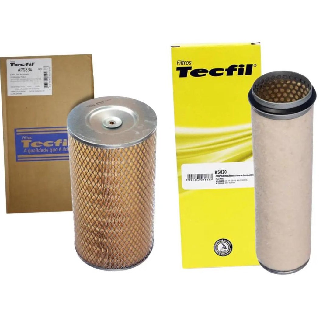 Filtro de Ar Primário e Secundário do Motor - Tecfil - AP9834KIT - (1)
