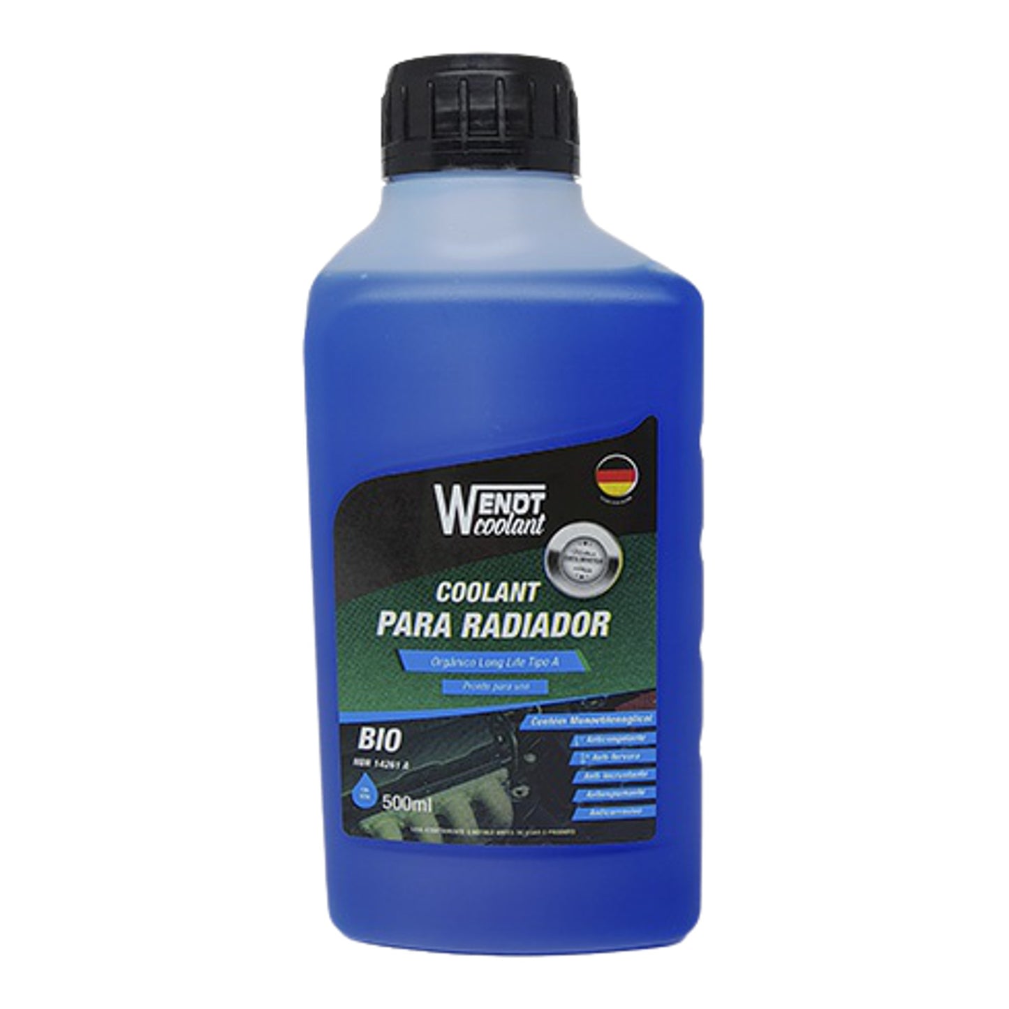 Aditivo Radiador Bio Long Life - Pronto para Uso Orgânico Azul - Wendt Parts - WNT0033 - (1)
