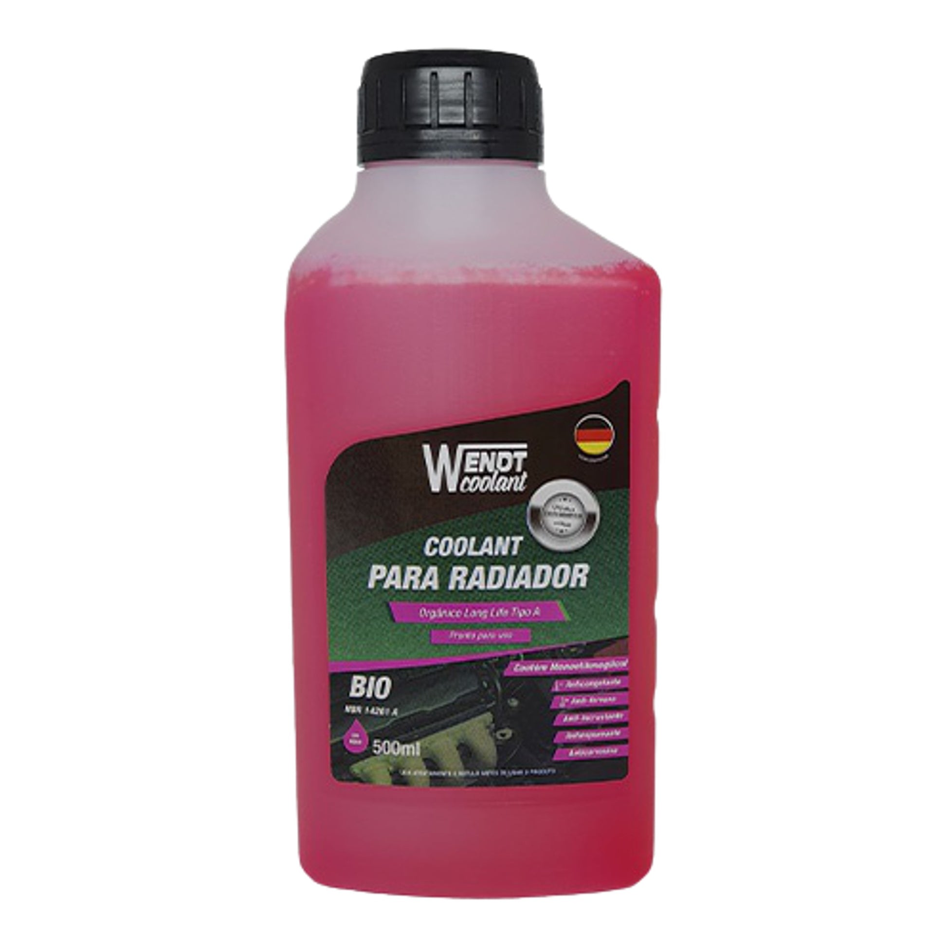 Aditivo Radiador Bio Long Life - Pronto para Uso Orgânico Rosa - Wendt Parts - WNT0031 - (1)
