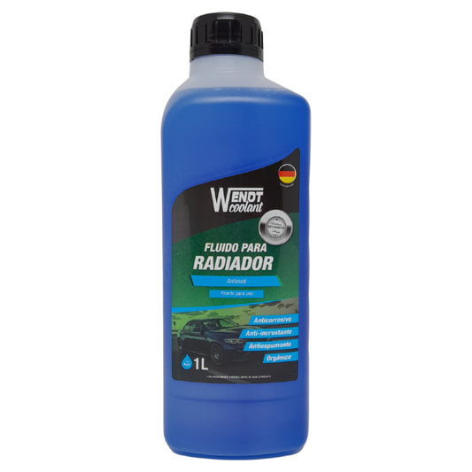 Fluido para Radiador Antirust 1L - Pronto para Uso Orgânico Azul - Wendt Parts - WNT0003 - (1)