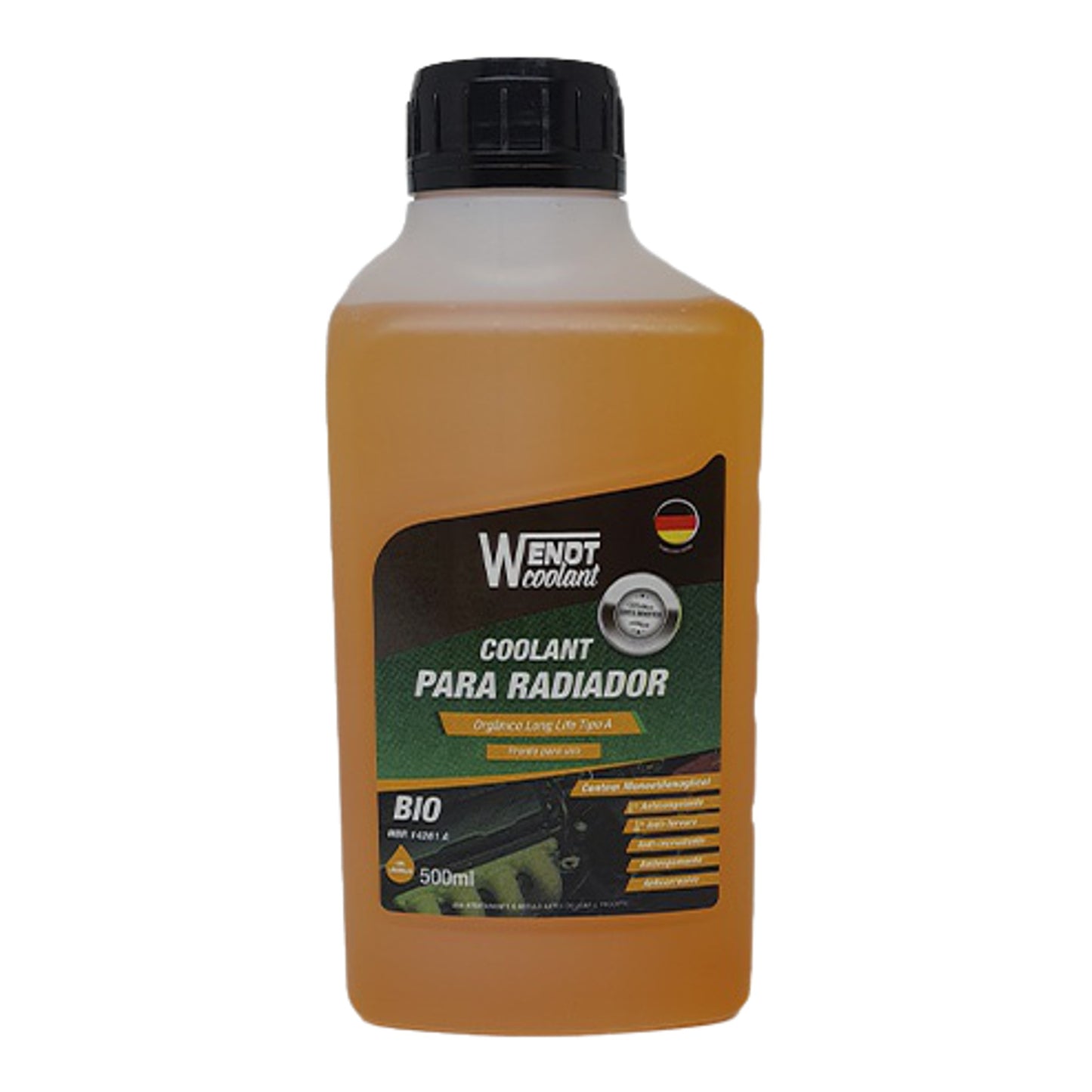 Aditivo Radiador Bio Long Life - Pronto para Uso Orgânico Laranja - Wendt Parts - WNT0035 - (1)