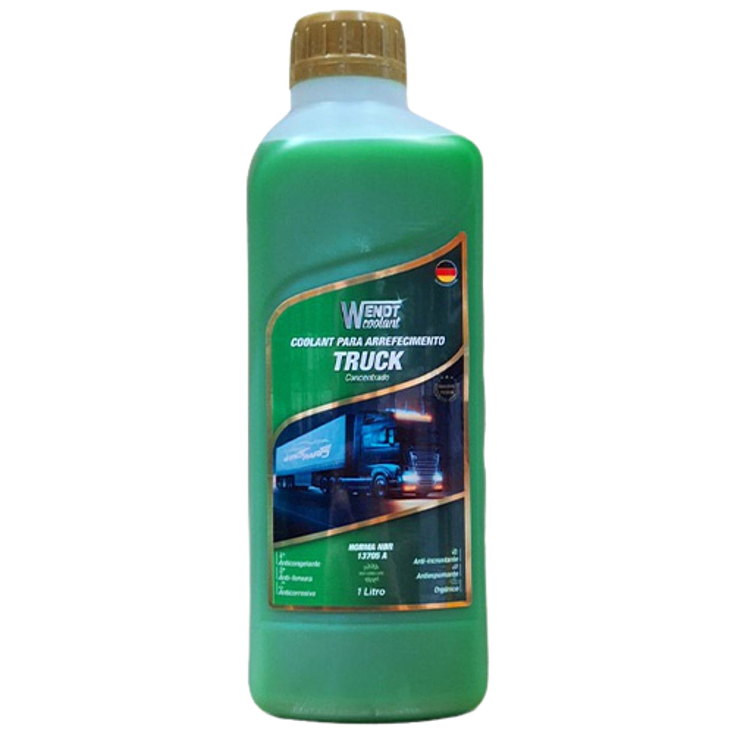 Aditivo Radiador Truck Bio Long Life Concentrado 1L - Verde - Wendt Parts - WNT0122 - (1)