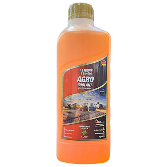 Aditivo Radiador Agro Pronto para Uso 1L - Laranja - Wendt Parts - WNT1020 - (1)