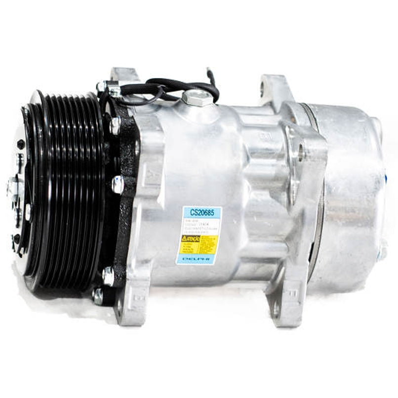 Compressor Ar Condicionado para Adaptação 12V Polia 119mm 8PK Horário - Delphi - CS20685 - (1)