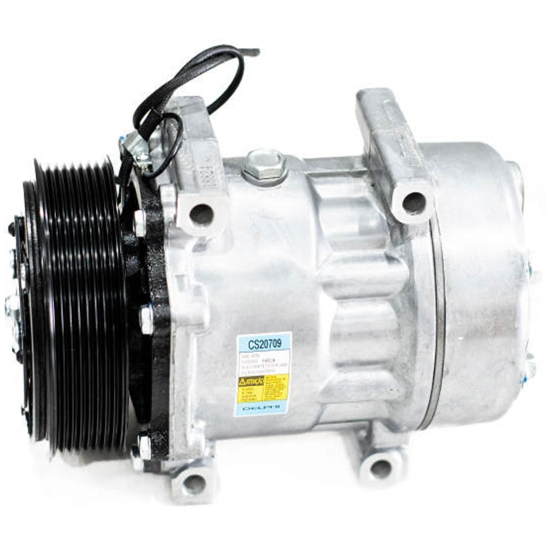 Compressor Ar Condicionado 12V Polia 119mm 8PK para New Holland CR920 - Delphi - CS20709 - (1)