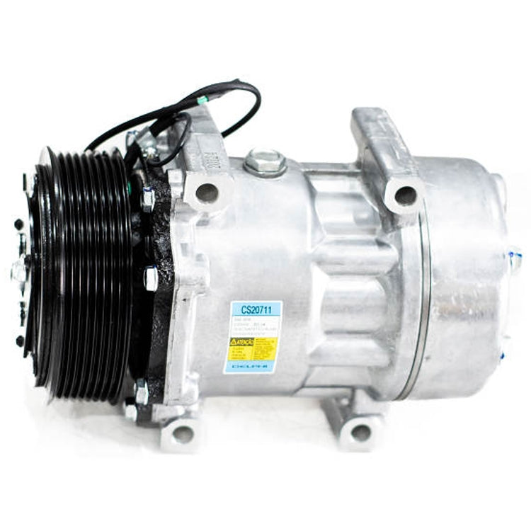 Compressor Ar Condicionado para Adaptação 24V Polia 119mm 8PK Horário - Delphi - CS20711 - (1)