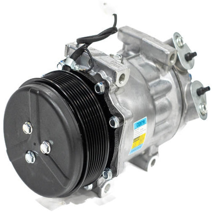 Compressor Ar Condicionado 12V Polia 119mm 8PK para JCB 214 2CX 3CX 4CX 535 - Delphi - CS20718 - (1)