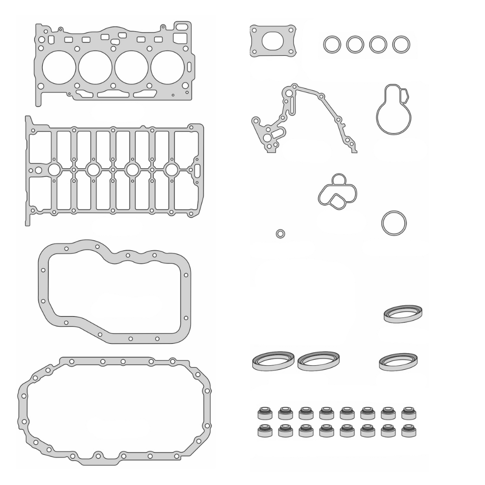 Jogo de Juntas do Motor Completo com Retentor - Metálica - Taranto - 233500-R MLS - (1)