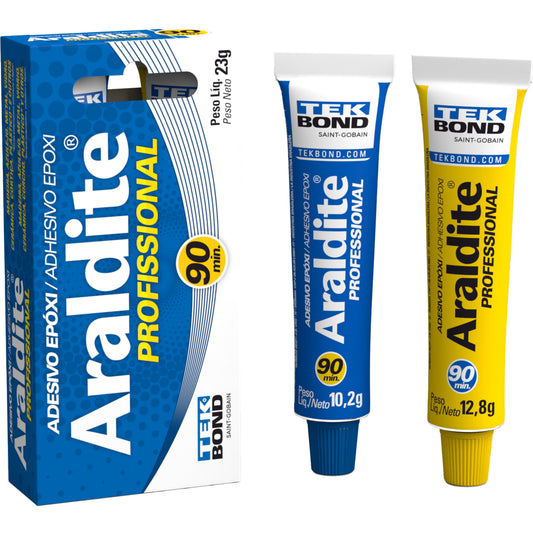 Adesivo Cola Epóxi Araldite Profissional 90min 23g - Tekbond - (1)