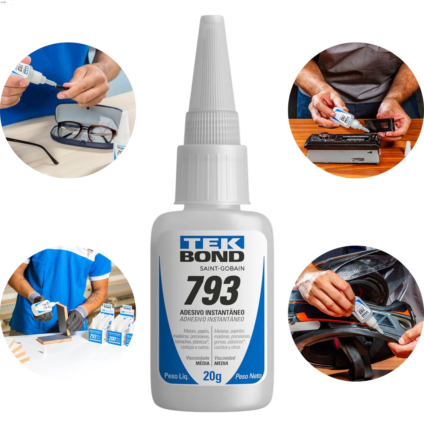 Cola Instantânea 793 20g Bico Antientupimento - Tekbond - (2)