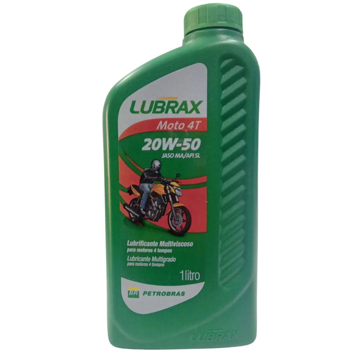 Óleo de Motor 20W50 Moto 4T API SL Mineral 1L Lubrax - (1)