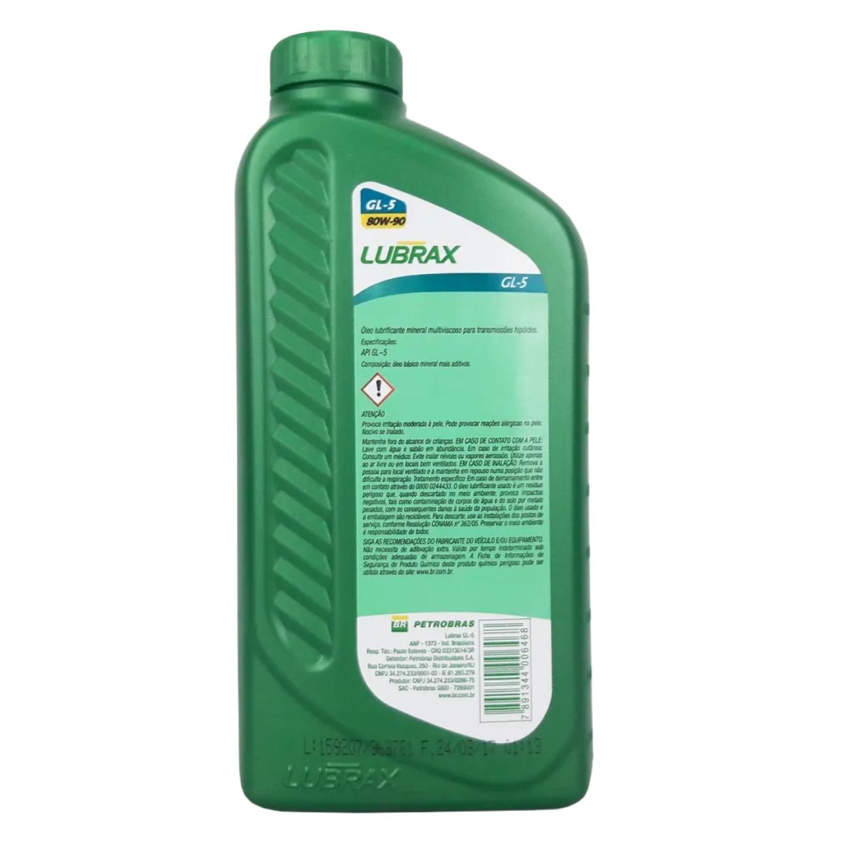 Óleo de Transmissão GL-5 80W90 Mineral 1L - Lubrax - 1001951 - (2)
