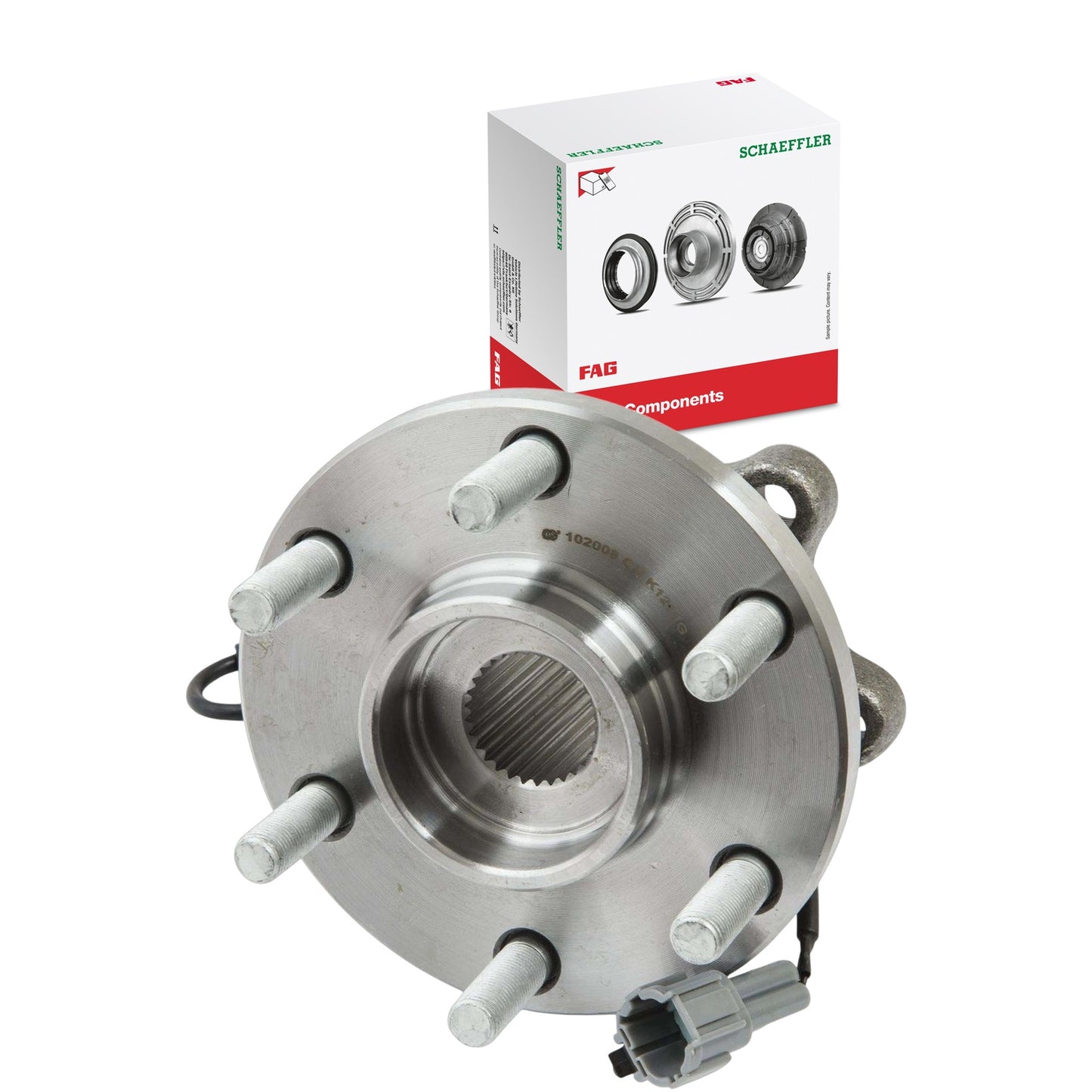 Cubo de Roda com Rolamento - FAG - 102008 - (1)