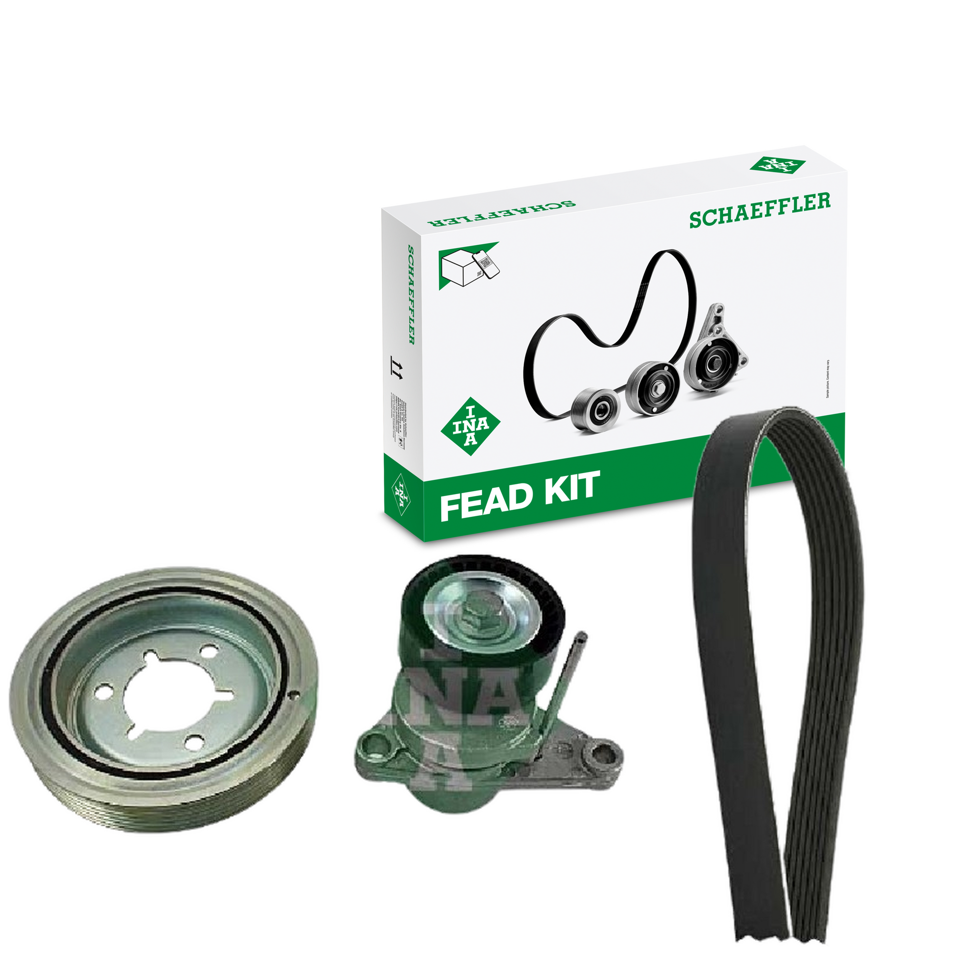 Kit Correia Dentada Sincronizadora com Tensor - INA - 529 0070 10 - (1)