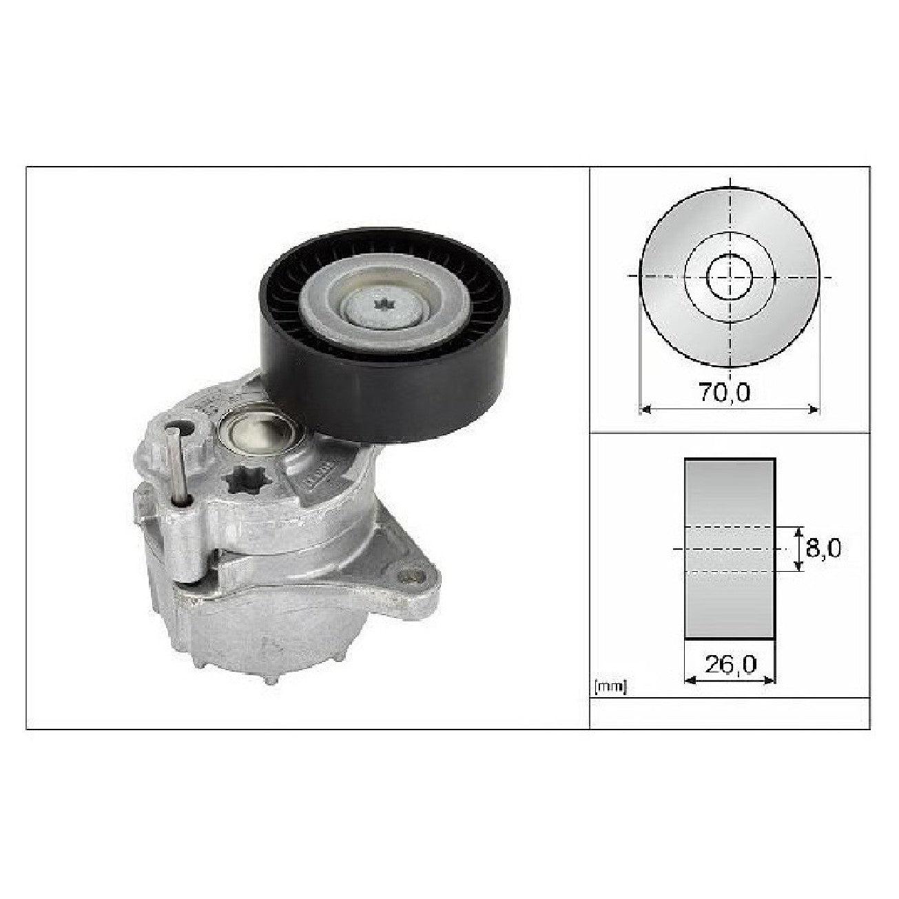 Tensor Correia Alternador - INA - 534 0481 10 - (5)