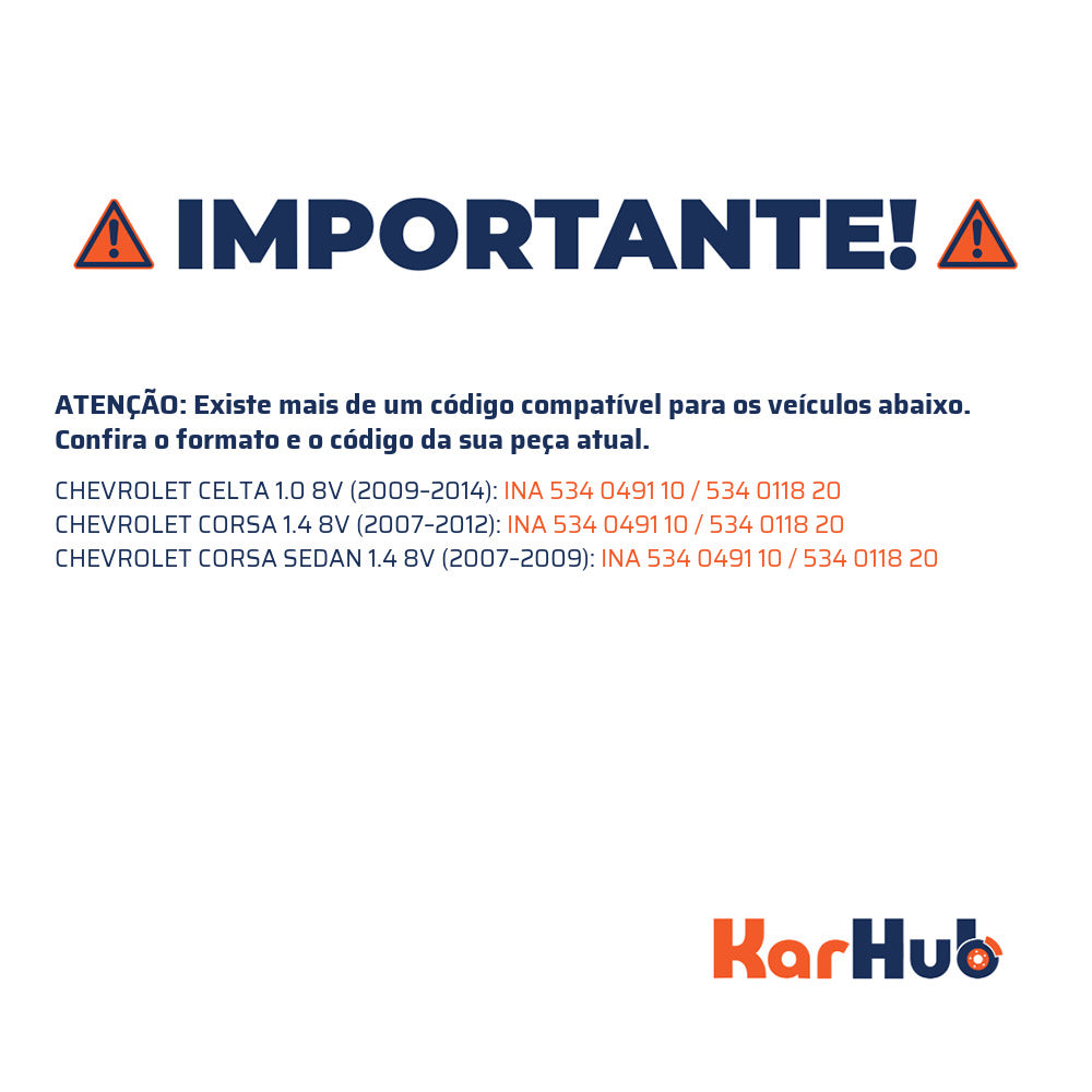 Tensor Correia Alternador - INA - 534 0491 10 - (4)